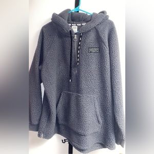 VS PINK Sherpa Half Zip